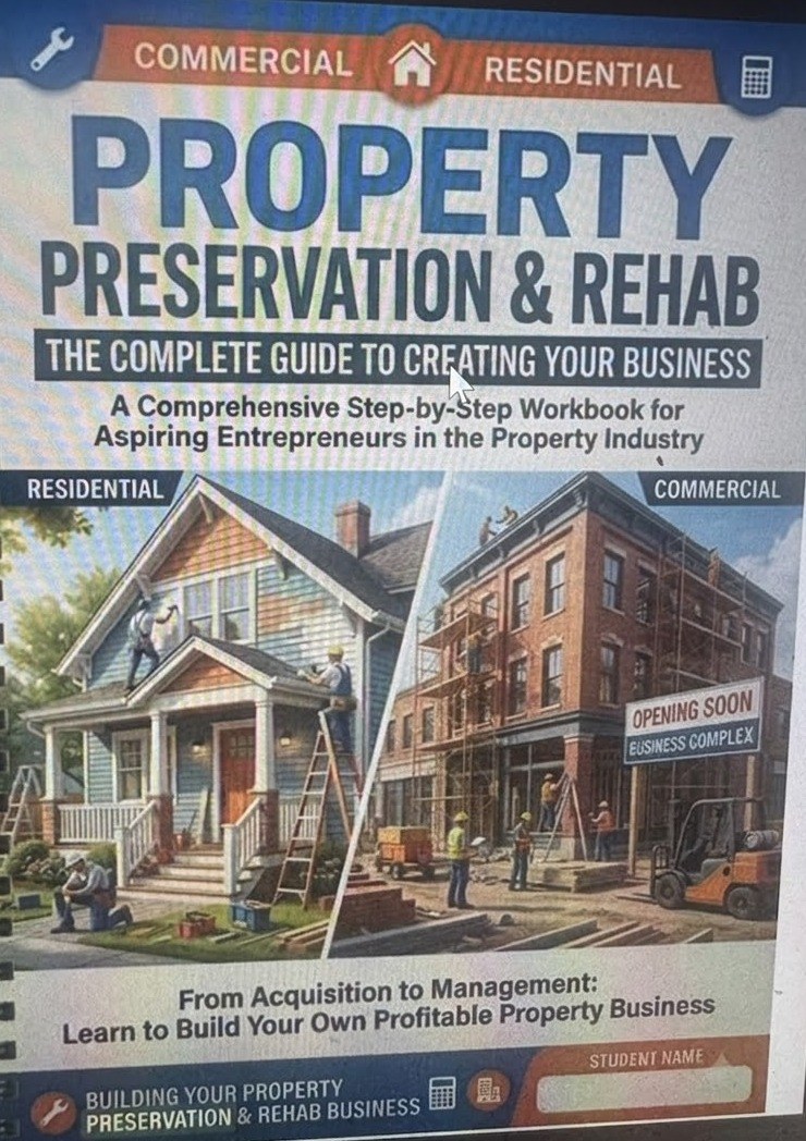 Property Preservation and Rehab workbook cover